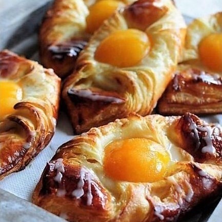 Viennoiseries danoises - recettes