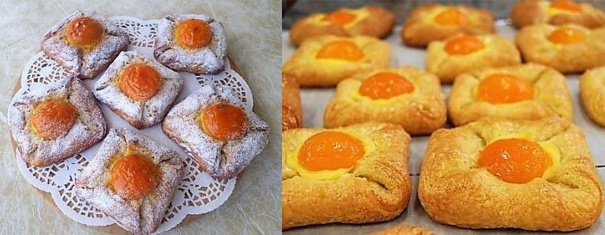 Viennoiseries danoises - recettes