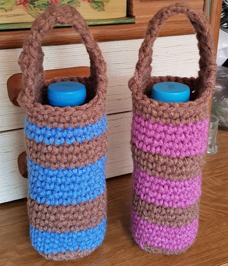 Tutoriel housse bouteille au crochet pour petite bouteille