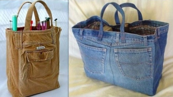 Recycler ses habits pour en faire des sacs