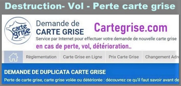Vol de carte grise : faites appel à Cartegrise.com pour faire un duplicata