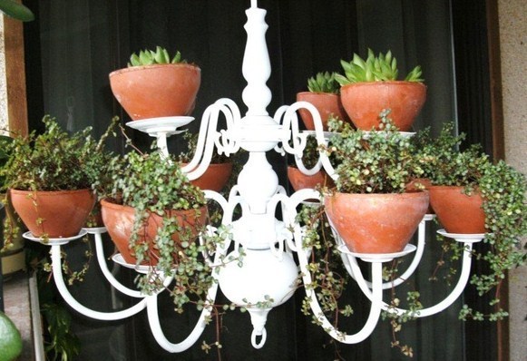 Comment recycler un vieux chandelier lustre Comment recycler un vieux chandelier lustre