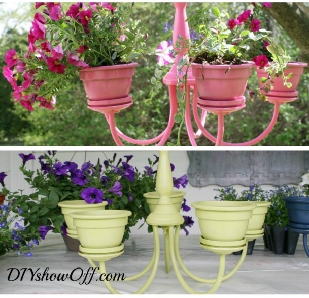 Comment recycler un vieux chandelier lustre Comment recycler un vieux chandelier lustre