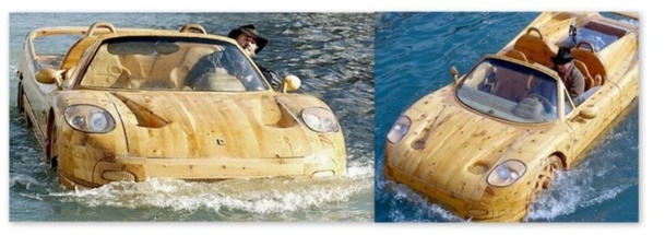 voiture flottante