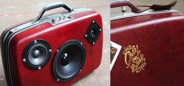 Les Boomcases ou boombox, les valises hauts parleurs au look vintage