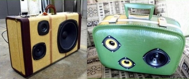 Les Boomcases ou boombox, les valises hauts parleurs au look vintage