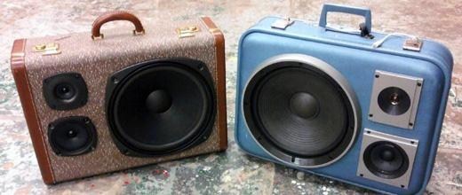 Les Boomcases ou boombox, les valises hauts parleurs au look vintage Les Boomcases ou boombox, les valises hauts parleurs au look vintage