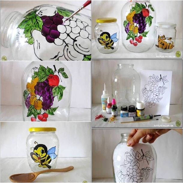 Peindre sur du verre, des modèles, des tutos Peindre sur du verre, des modèles, des tutos