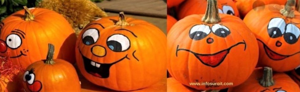 Idées décorations citrouilles Halloween