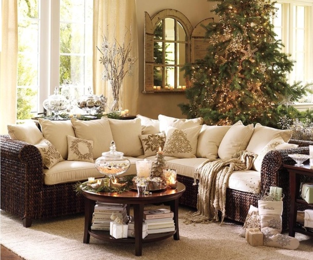 Jolies décorations intérieures de Noël