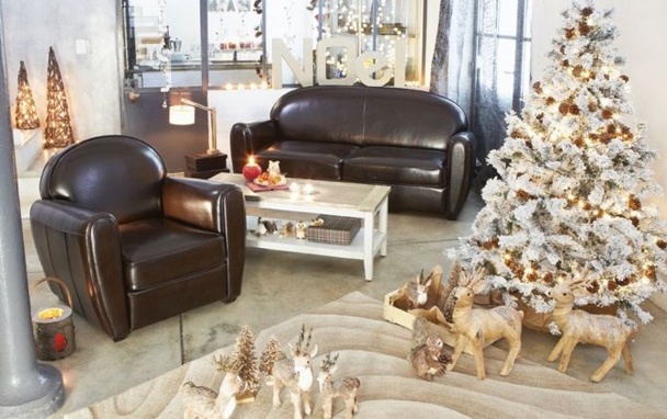 Jolies décorations intérieures de Noël