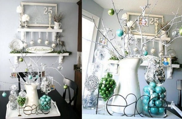 Jolies décorations intérieures de Noël