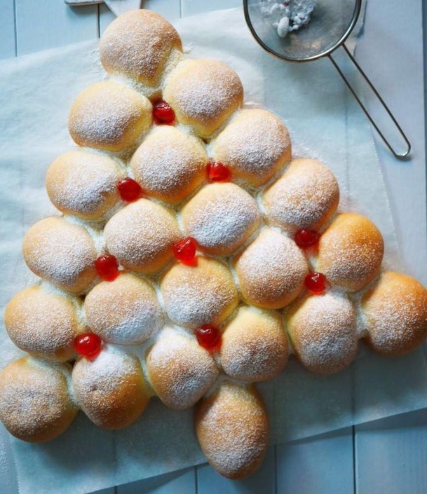 Faire une brioche sapin ou Père Noël Faire une brioche sapin ou Père Noël