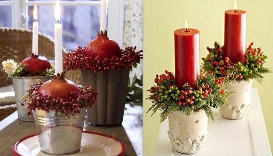 Idées décorations bougies de Noël Idées décorations bougies de Noël