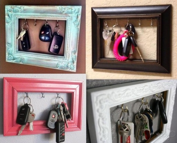 Faire un cadre porte-clefs, des idées, des modèles