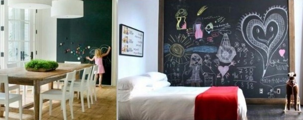 Idées déco peinture ardoise et tableau noir Idées déco peinture ardoise et tableau noir