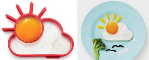Des oeufs au plat qui ont du style !