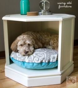 Idées pour faire niche, couchette et panière d'intérieur pour chien ou chat Idées pour faire niche, couchette et panière d'intérieur pour chien ou chat