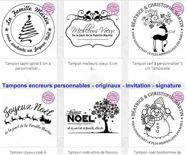 Des tampons créatifs, spéciaux et personnalisables