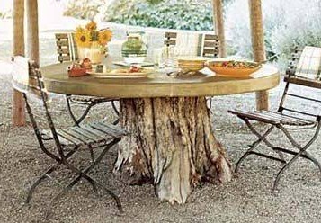 Tables de jardin originales, insolites, recyclées Tables de jardin originales, insolites, recyclées