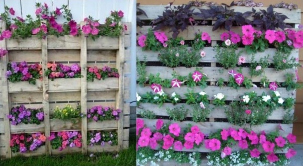 Recycler une palette en jardinière pour le jardin