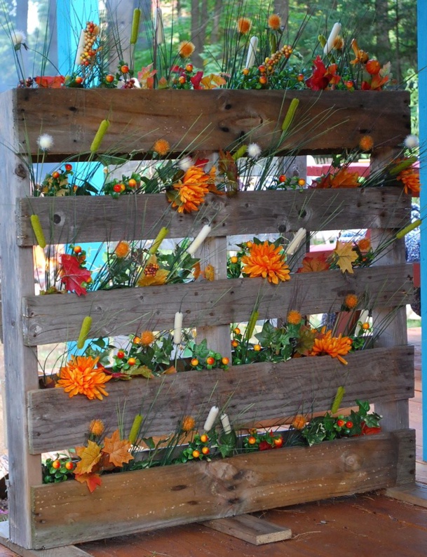 Recycler une palette en jardinière pour le jardin