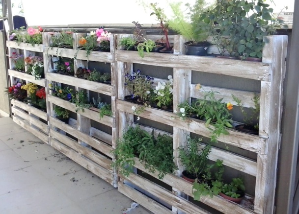 Recycler une palette en jardinière pour le jardin