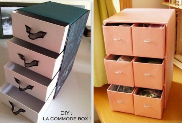 Idées pour recycler vos boîtes à chaussures et vos cartons