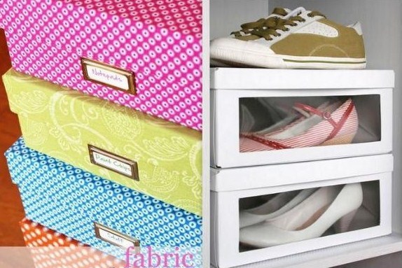 Idées pour recycler vos boîtes à chaussures et vos cartons