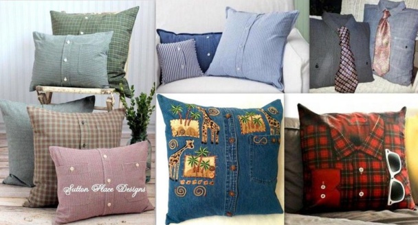 Faire des coussins chemises, tutos et diy