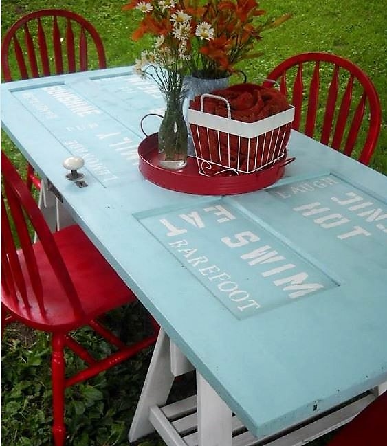 Idées pour recycler vos vieilles portes Idées pour recycler vos vieilles portes