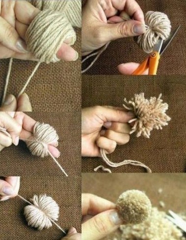 Tutos et DIY faire des pompons en laine Tutos et DIY faire des pompons en laine