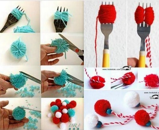 Tutos et DIY faire des pompons en laine