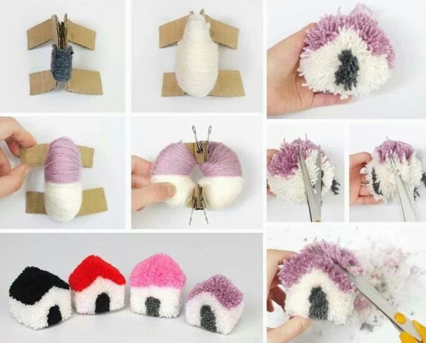 Tutos et DIY faire des pompons en laine