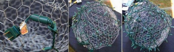 Déco de Noël : faire une boule lumineuse pour le jardin Déco de Noël : faire une boule lumineuse pour le jardin