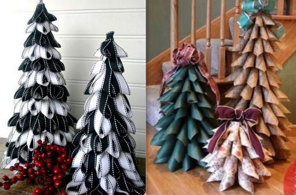 Tutos petits sapins de Noël en papier Tutos petits sapins de Noël en papier