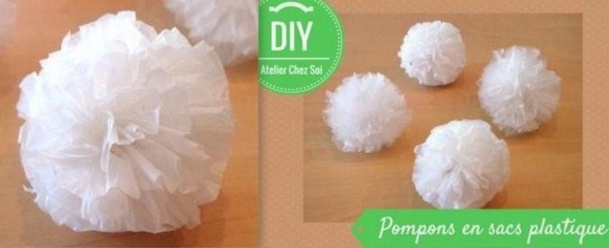 7 tutos de Noël récup et recyclage pour faire : sapin, pompons, flocons et anges de Noël.