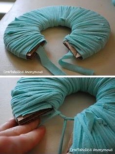Tutoriel gros pompons chutes tissu Tutoriel gros pompons chutes tissu