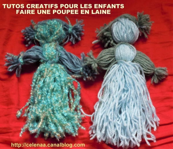 Tutos faire une poupée en laine