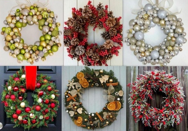 Tutos couronnes de Noël rapides à faire Tutos couronnes de Noël rapides à faire