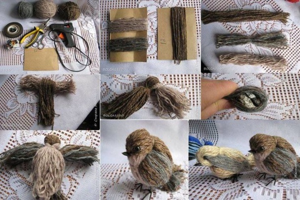 Tutoriel faire un oiseau en laine Tutoriel faire un oiseau en laine