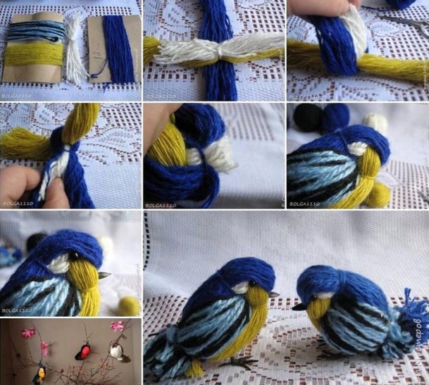 Tutoriel faire un oiseau en laine Tutoriel faire un oiseau en laine