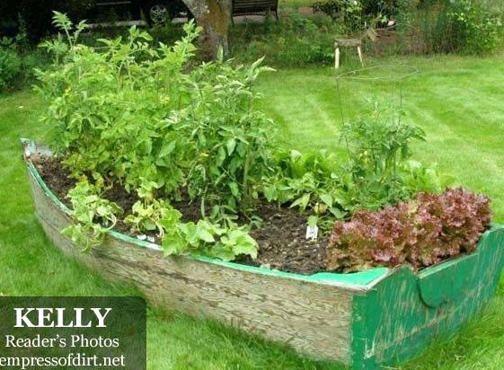 Faire un potager avec de la récup