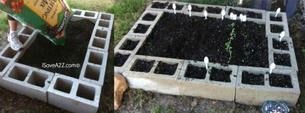 Faire un potager avec de la récup