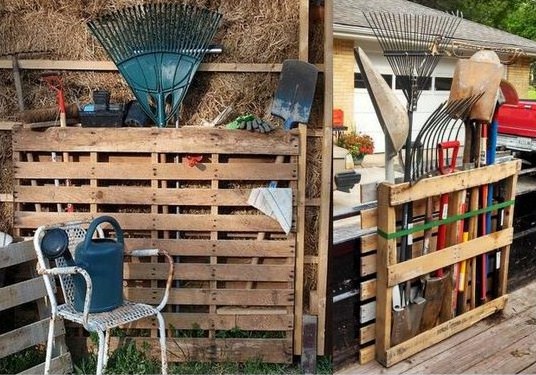 Pas-à-pas : réaliser un porte-outils de jardin  Outils de jardin,  Rangement outil jardinage, Rangement outils jardin