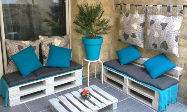 20 modèles de salons de jardin fabriqués en bois de palettes