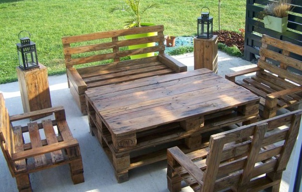 20 modèles de salons de jardin fabriqués en bois de palettes 20 modèles de salons de jardin fabriqués en bois de palettes
