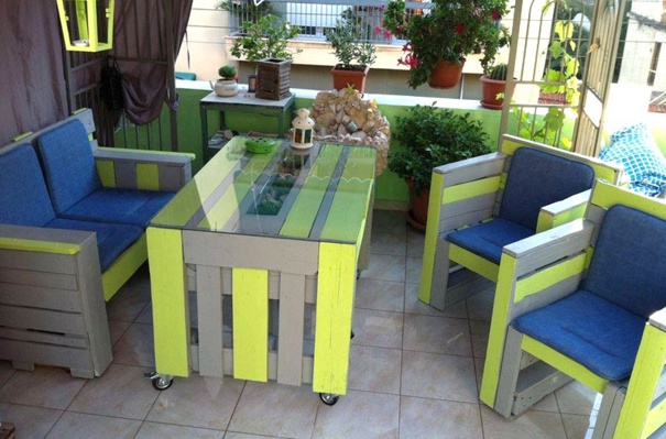 20 modèles de salons de jardin fabriqués en bois de palettes 20 modèles de salons de jardin fabriqués en bois de palettes