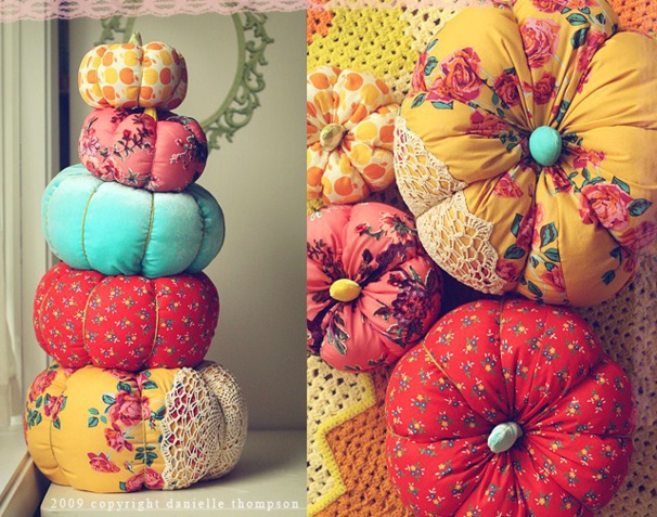 Tutoriel faire des coussins citrouille