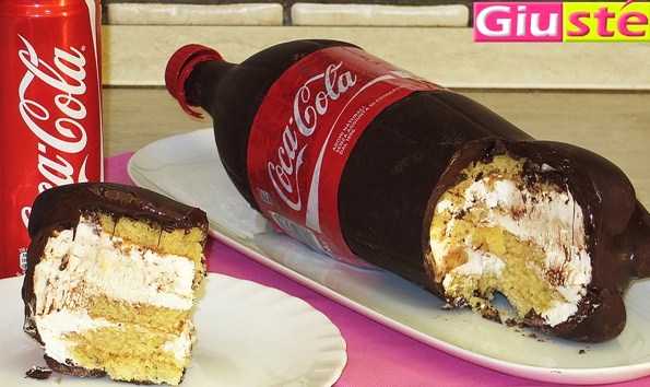 Tutoriel gâteau bouteille Coca Cola